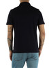 Dunkelblau | Slim Fit Polo aus Baumwolle mit Logo-Schriftzug