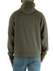 Militärgrün | Kapuzenpullover aus Baumwoll-Piqué-Mischung