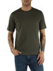 VERDE MILITARE | T-shirt girocollo in cotone Supima