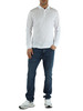 BIANCO | Polo manica lunga in cotone Supima
