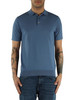BLU CHIARO | Maglia collo a polo in cotone ultrafine