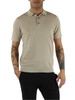 BEIGE | Maglia collo a polo in cotone ultrafine