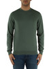 VERDE | Maglia girocollo in cotone ultrafine