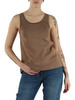 ARGILLA | Top in misto viscosa con bottoni logo decorativi
