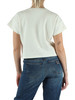 OFF WHITE | T-shirt cropped in misto cotone