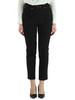 NERO | Pantalone in tessuto tecnico con cintura
