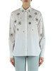 BIANCO | Camicia in cotone CARLEY con strass