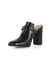 NERO | Mules in pelle con fibbia