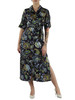 BLAU | Midi-Kleid mit FOLGORE-Print