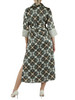 SAHNE | Midi-Kleid mit FOLGORE-Print