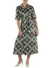 SAHNE | Midi-Kleid mit FOLGORE-Print