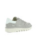 GRIGIO | Sneakers slip on in pelle e tessuto a rete P005
