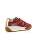 Dunkelrot | Sneakers aus Leder und Veloursleder LEWIS 01