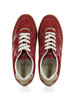 Dunkelrot | Sneakers aus Leder und Veloursleder LEWIS 01