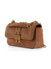 MARRONE CHIARO | Borsa a spalla in suede TRIBECA Small