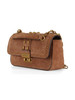 HELLBRAUN | Schultertasche aus Wildleder TRIBECA Small