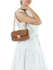 HELLBRAUN | Schultertasche aus Wildleder TRIBECA Small