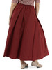 ROSSO SCURO | Gonna midi FORMICA in taffetà di misto cotone