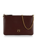 BORDEAUX | Pochette in pelle FLAT CLASSIC