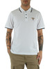 BIANCO | Polo in cotone piquet regular fit