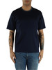 BLU SCURO | T-shirt GEMMA in cotone e modal