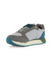 GRIGIO | Sneakers in tessuto ed ecosuede con patch logo