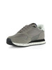 GRIGIO | Sneakers in ecosuede e tessuto con patch logo
