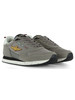 GRIGIO | Sneakers in ecosuede e tessuto con patch logo