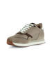 GREIGE | Sneakers in ecosuede e tessuto con patch logo