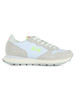 BIANCO | Sneakers in pelle e tessuto ALLY SOLID