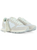 BIANCO | Sneakers in pelle e tessuto ALLY GOLD SILVER