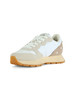 WEISS | Sneakers aus Leder und Stoff ALLY VINTAGE