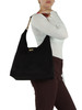 NERO | Borsa hobo in ecosuede stampa cocco