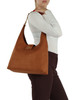 CUOIO | Borsa hobo in ecosuede stampa cocco