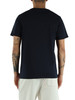 BLU SCURO | T-shirt in cotone con ricamo logo frontale