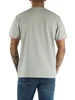 HELLGRAU | Stretch-Piqué-Baumwoll-T-Shirt mit Brusttasche