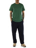 VERDE | T-shirt in cotone piquet stretch con ricamo logo