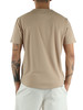 BEIGE | T-shirt in cotone piquet stretch con ricamo logo