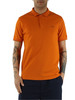 ARANCIONE | Polo in cotone piquet con dettagli a contrasto