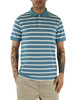 AZZURRO | Polo a righe in cotone piquet