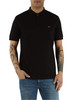 NERO | Polo in cotone piquet stretch