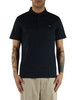 Dunkelblau | Poloshirt aus mercerisierter Baumwolle