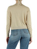 BEIGE | Cardigan girocollo in cotone