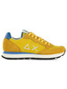 GIALLO | Sneakers in pelle e tessuto TOM SOLID