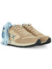 BEIGE | Sneakers in pelle e tessuto TOM MULTICOLOR