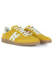 GIALLO | Sneakers in pelle con patch logo