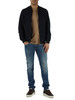 Dunkelblau | Bomberjacke Second Skin aus Stretchgewebe