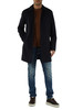 Dunkelblau | Second Skin Mantel aus atmungsaktivem Stretchstoff