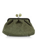 VERDE | Pasticcino bag effetto rafia PALMAS