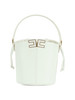 OFF WHITE | Borsa a secchiello con placca logo